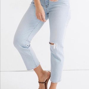 NWT Madewell Classic Straight Jeans